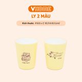  Ly 2 Màu Nhựa Chính Phẩm, Không BPA, An Toàn Sức Khỏe, Bền Đẹp, Tiện Lợi Vĩ Hưng 