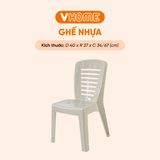  Ghế Dựa 9 Sọc Nhựa Vĩ Hưng Thoải Mái, Bền Đẹp, Tiện Dụng 