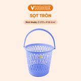  Sọt Nhựa Đựng Quần Áo, Sọt Đựng Đồ, Giỏ Đựng Đồ Chơi Nhựa VĨ HƯNG 