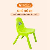  Ghế Nhựa Cao Cấp Cho Bé Trẻ Em Mầm Non, Mẫu Giáo, Tiểu Học - Nhựa Vĩ Hưng 