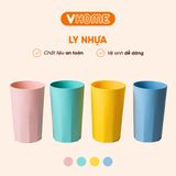  Ly Cốc Uống Nước, Súc Miệng Thiết Kế Hình Lục Giác - Nhựa Chính Phẩm, Bền Đẹp - Nhựa Vĩ Hưng 