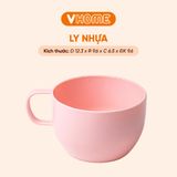  Ly Nhựa Uống Nước Có Quai Cầm, Nhiều Màu Sắc, Chất Lượng Cao - Nhựa Vĩ Hưng 