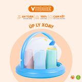  Khay Úp Cốc Ly Xoay Có Nắp - Cao Cấp, Tiện Lợi, Nhựa PP Bền Đẹp - Nhựa Vĩ Hưng 