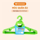  Móc Quần Áo Người Lớn Cao Cấp, Nhiều Màu, Bền Nhựa VĨ HƯNG 
