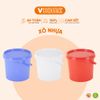  Xô Thực Phẩm Vĩ Hưng - Xô Nhựa Đựng Thực Phẩm Đảm Bảo An Toàn, Dễ Dàng Vệ Sinh 
