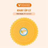  Khay Nhựa Úp Ly Sen 2 Kích Cỡ Màu Sắc Xinh Xắn Vĩ Hưng 