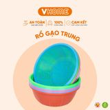  Rổ Gạo Lớn Đường Kính 29cm Nhựa Chính Phẩm, Không BPA, An Toàn Sức Khỏe, Bền Đẹp Vĩ Hưng 
