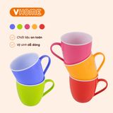  Ly Nhựa Uống Nước Có Quai Cầm, Nhiều Màu Sắc, Chất Lượng Cao - Nhựa Vĩ Hưng 