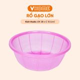  Rổ Gạo Lớn Đường Kính 38cm Nhựa Chính Phẩm, Không BPA, An Toàn Sức Khỏe, Bền Đẹp Vĩ Hưng 