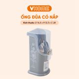  Ống Đũa 2 Ngăn Có Nắp Đậy Kèm Khe Tăm, Tiện Lợi, Bền Đẹp - Nhựa Vĩ Hưng 