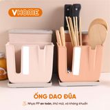  Hộp Cắm Dao Kéo Đũa Đa Năng, Màu Pastel, Tiện Lợi - Có Thể Tháo Rời, Nhựa Vĩ Hưng 