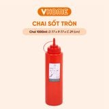  Chai Nhựa Bóp Đựng Nước Sốt, Gia Vị Tròn - Tiện Lợi, Chất Lượng Cao - Nhựa Vĩ Hưng 