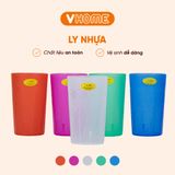  Ly Cốc Uống Nước, Súc Miệng Thiết Kế Hình Lục Giác - Nhựa Chính Phẩm, Bền Đẹp - Nhựa Vĩ Hưng 