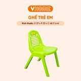  Ghế Nhựa Chắc Chắn, An Toàn Cho Bé Trẻ Em Mầm Non, Mẫu Giáo, Tiểu Học - Nhựa Vĩ Hưng 