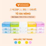  Tủ Đồ Mini Để Bàn Nhiều Ngăn, Màu Sắc Xinh Xắn Nhựa VĨ HƯNG 