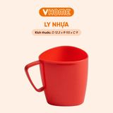  Ly Nhựa Uống Nước Hình Tam Giác Có Quai, Bền Đẹp - Nhựa Chính Phẩm - Nhựa Vĩ Hưng 