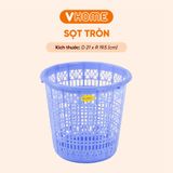  Sọt Rác Tiện Lợi Đủ Màu Đa Năng, Nhựa Chính Phẩm, Bền, Nhỏ Gọn Phù Hợp Mọi Không Gian - Nhựa Vĩ Hưng 