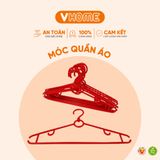  Set 10 Móc Áo Xoay, Mắc Áo Cao Cấp Nhựa VĨ HƯNG 
