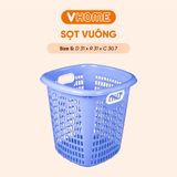  Sọt Nhựa Vuông Cao Đựng Đồ Chơi Trẻ Em, Giỏ Nhựa Đựng Đồ Quần Áo Tiện Lợi Nhựa VĨ HƯNG 