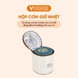  Hộp đựng cơm giữ nhiệt văn phòng Inox 304 chống gỉ cao cấp, sang trọng, làm quà tặng Nhựa Vĩ Hưng 