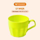  Ly Nhựa Uống Nước Có Quai Cầm, Nhiều Màu Sắc, Chất Lượng Cao - Nhựa Vĩ Hưng 