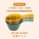  Gáo Cán Dài Trong Suốt Màu Sắc Xinh Xắn Vĩ Hưng 