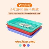  Khay Úp Ly 3 Kích Cỡ, 3 Màu Nhựa Chính Phẩm, An Toàn Sức Khỏe, Bền Đẹp Tiện Lợi Vĩ Hưng 