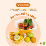  Bộ Thau Rổ Nhựa Cao Cấp Chắc Chắn, Gọn Gàng, An Toàn Sức Khỏe, Đa Dạng Màu Sắc - Nhựa Vĩ Hưng 