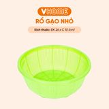  Rổ Gạo Lớn Đường Kính 26cm Nhựa Chính Phẩm, Không BPA, An Toàn Sức Khỏe, Bền Đẹp Vĩ Hưng 