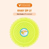  Khay Nhựa Úp Ly Sen 2 Kích Cỡ Màu Sắc Xinh Xắn Vĩ Hưng 