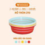  Rổ Nhựa 20cm Cao Cấp, Nhiều Màu Sắc, Đa Năng, Tiện Lợi, Chất Lượng Bền Đẹp - Nhựa Vĩ Hưng 