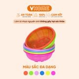  Rổ Gạo Có Chân 4 Size Đa Màu Sắc, Không BPA, An Toàn Sức Khỏe, Nhựa Vĩ Hưng Chất Lượng Cao 