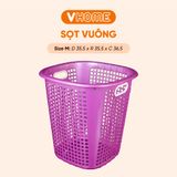  Sọt Nhựa Vuông Cao Đựng Đồ Chơi Trẻ Em, Giỏ Nhựa Đựng Đồ Quần Áo Tiện Lợi Nhựa VĨ HƯNG 