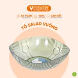  Đĩa Nhựa Pha Lê Cao Cấp Đựng Trái Cây Hoa Quả Bánh Kẹo Sang Trọng Tiện Dụng Vĩ Hưng 
