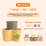  Hộp đựng bút, đồ dùng học tập Nhựa Vĩ Hưng thiết kế 3 ngăn có thể tháo rời tiện lợi 