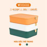  Hộp Nhựa Đựng Đồ Lót, Tất Vớ, Quần Áo Đa Năng - Chia Nhiều Ngăn, Có Nắp Đậy Kín - Nhựa Vĩ Hưng 