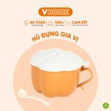  Hũ Nhựa Đựng Gia Vị 4 Ngăn - Có Nắp Đậy, Thìa Và Tay Cầm Tiện Lợi - Nhựa Vĩ Hưng 