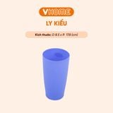 Ly Nhựa Cao Nhiều Màu, Nhựa Chính Phẩm, Không BPA, An Toàn Sức Khỏe - Vĩ Hưng 