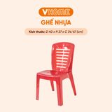  Ghế Dựa 9 Sọc Nhựa Vĩ Hưng Thoải Mái, Bền Đẹp, Tiện Dụng 