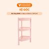  Kệ Góc Nhà Tắm Nhựa Vĩ Hưng 2 Tầng, 3 Tầng, 4 Tầng Tiện Lợi, Dễ Dàng Tháo Lắp, Chất Liệu An Toàn 