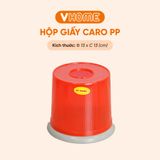  Hộp Đựng Giấy Ăn, Khăn Giấy Tròn Nhựa, Đựng Giấy Để Bàn Ăn,  An Toàn Sức Khỏe - Nhựa Vĩ Hưng 