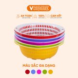 Bộ Thau Rổ Cao Cấp Chắc Chắn, Gọn Gàng, An Toàn 25.5cm - Nhựa Vĩ Hưng 