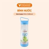  Bình Nước Thể Thao 750ml, Nhựa Chính Phẩm, Không BPA, An Toàn Sức Khỏe - Nhựa Vĩ Hưng 