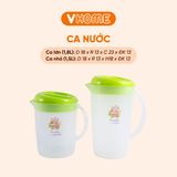  Ca Nhựa Trong Dùng Đựng Nước Trà Đá Nhựa 1500ml 1800ml VĨ HƯNG 