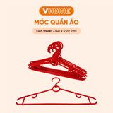  Set 10 Móc Áo Xoay, Mắc Áo Cao Cấp Nhựa VĨ HƯNG 