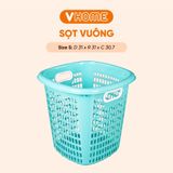  Sọt Nhựa Vuông Cao Đựng Đồ Chơi Trẻ Em, Giỏ Nhựa Đựng Đồ Quần Áo Tiện Lợi Nhựa VĨ HƯNG 
