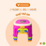  Ghế Đẩu Cho Trẻ Em, Mẫu Giáo, Mầm Non, Màu Sắc Xinh Xắn - Nhựa Vĩ Hưng 