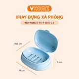  Hộp Đựng Xà Phòng Xà Bông Tắm Có Nắp Đậy - Chắc Chắn, Tiện Dụng, Nhựa PP - Nhựa Vĩ Hưng 