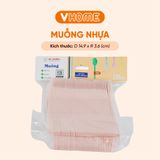  Muỗng Dùng 1 Lần Nhựa Vĩ Hưng 15cm - 1000 Cái, Màu Pastel, Nhựa Chính Phẩm, Không BPA, An Toàn Sức Khỏe 