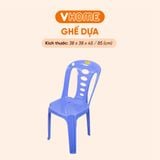  Ghế Dựa Hình Oval Cao - Thiết Kế Tiện Lợi, Nhựa Vĩ Hưng 